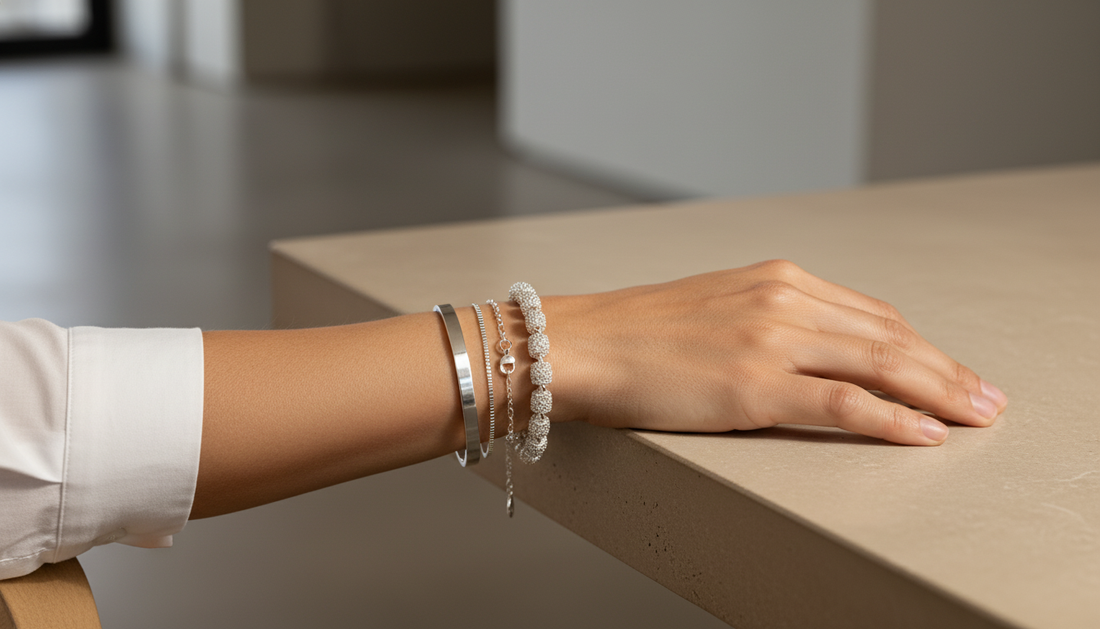 How to Wear Silver Bracelets The Rules of Wrist Layering