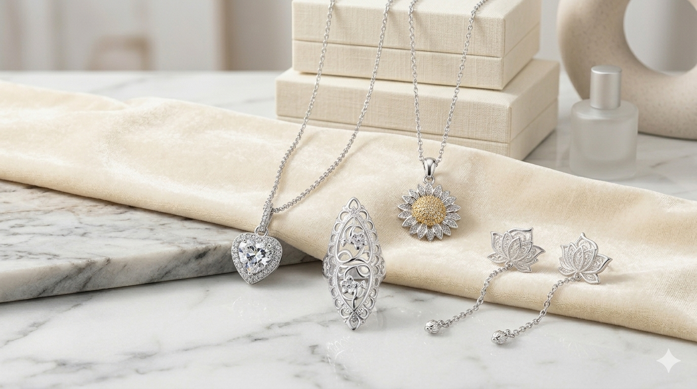 Discover the latest handcrafted arrivals at Nura Label. Shop minimalist quiet luxury jewelry across necklaces, rings, earrings, and bracelets. Globally shipped.