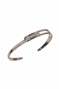 Delicate 925 sterling silver Lumi zircon bracelet.